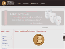 Tablet Screenshot of biblioteka-zse.pl